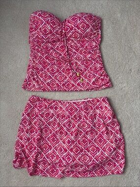 Tommy Bahama Island Cays Pink Shell Tankini Set
